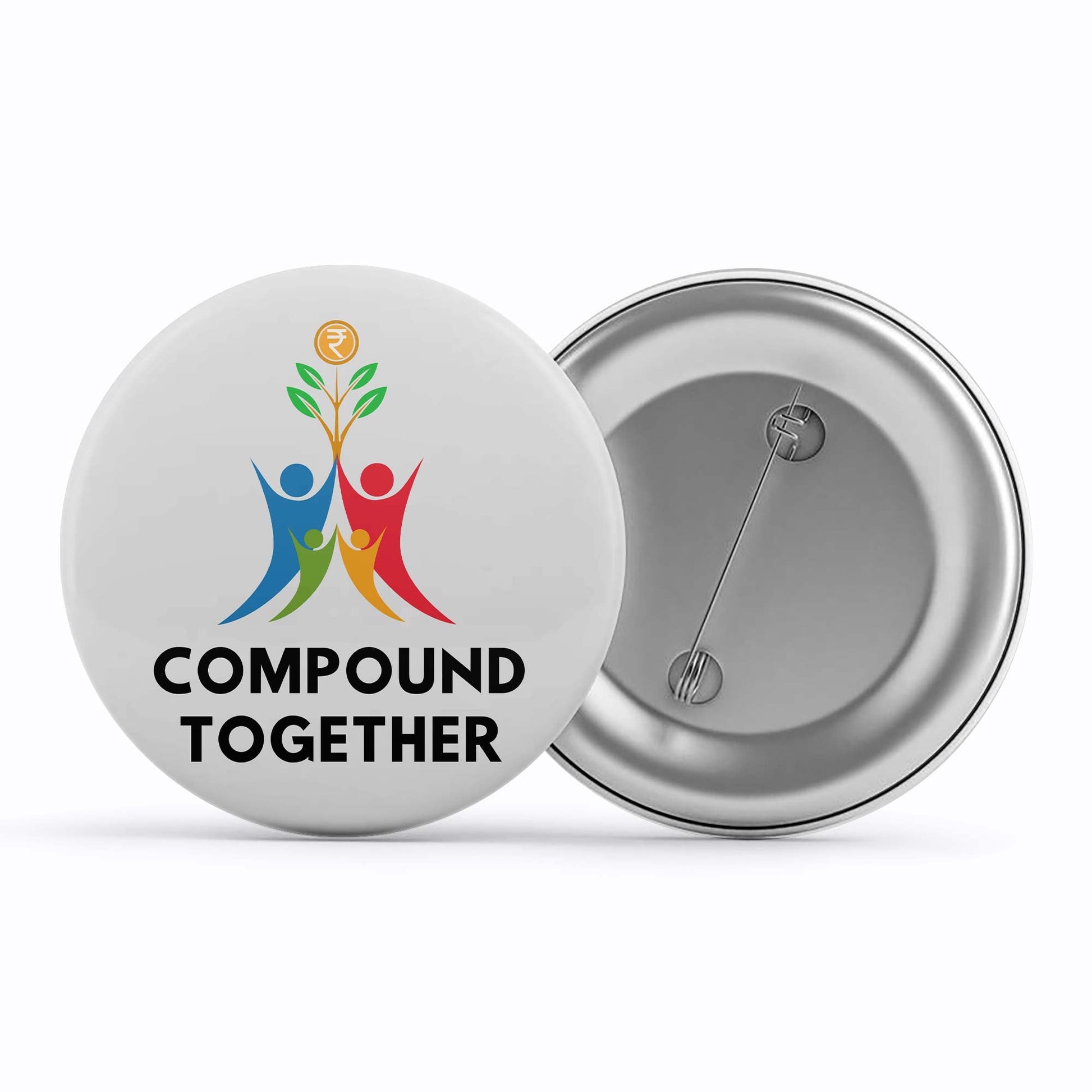 technofunda compound together badge pin button printed graphic stylish buy online india TechnoFunda Shop tbt men women girls boys unisex