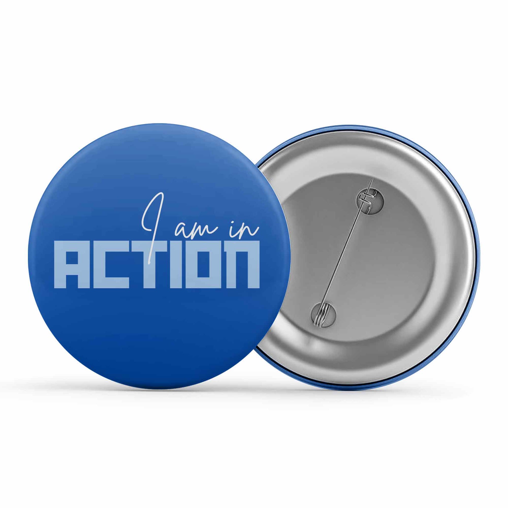 technofunda investing i am in action badge pin button finance stock equity compounding graphic stylish buy online india vivek mashrani tbt men women girls boys unisex