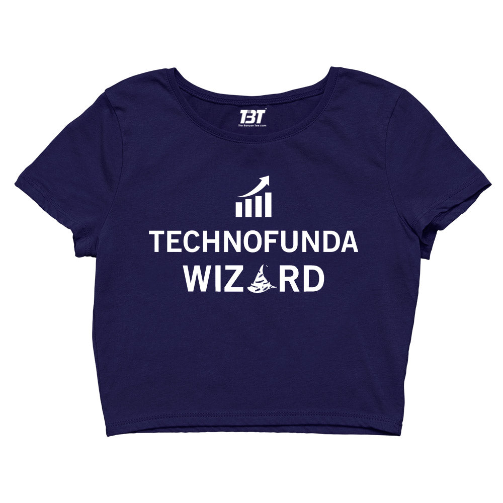 TechnoFunda Crop Top - Technofunda Wizard