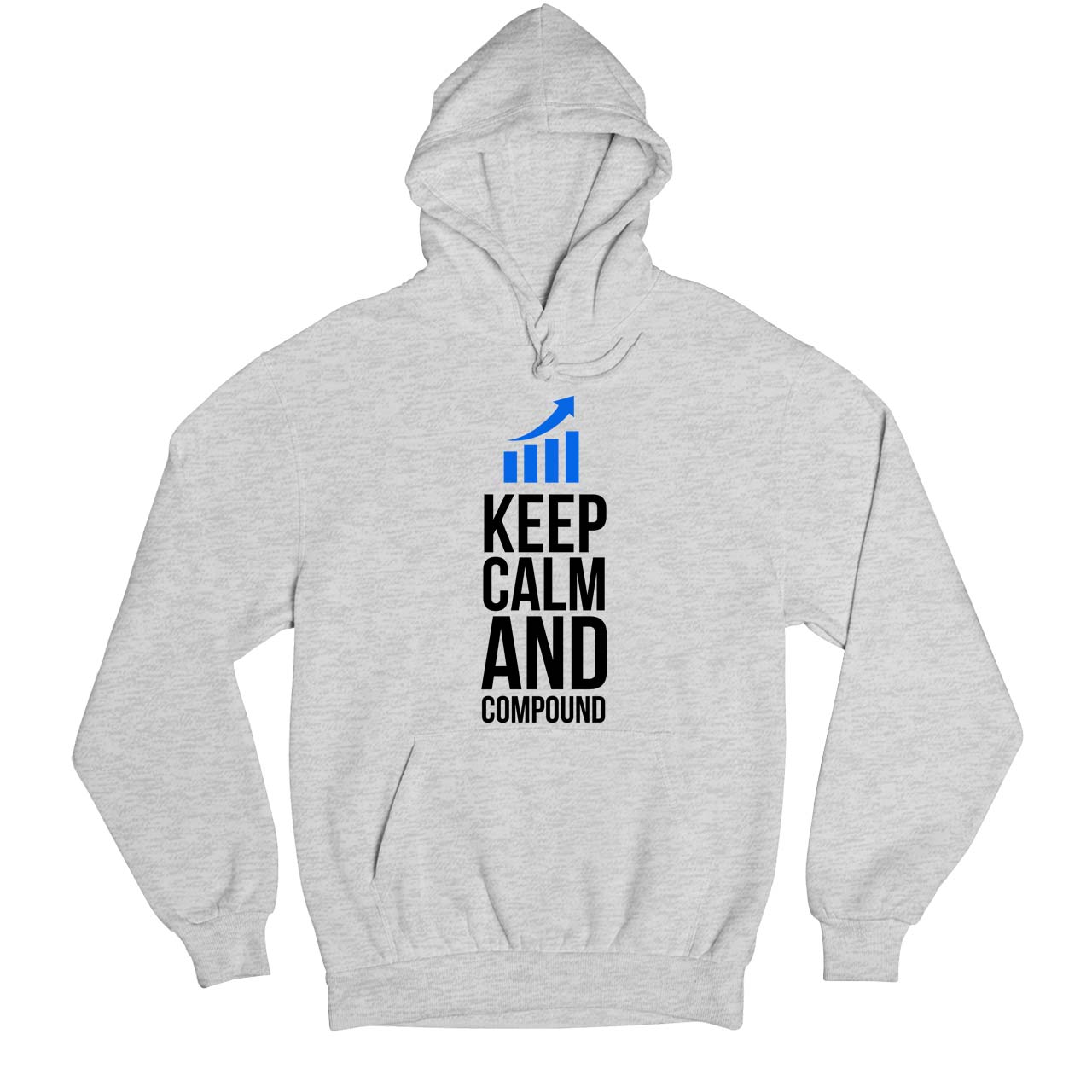 technofunda keep calm & compound hoodie hooded sweatshirt winterwear printed graphic stylish buy online india the banyan tee tbt men women girls boys unisex gray