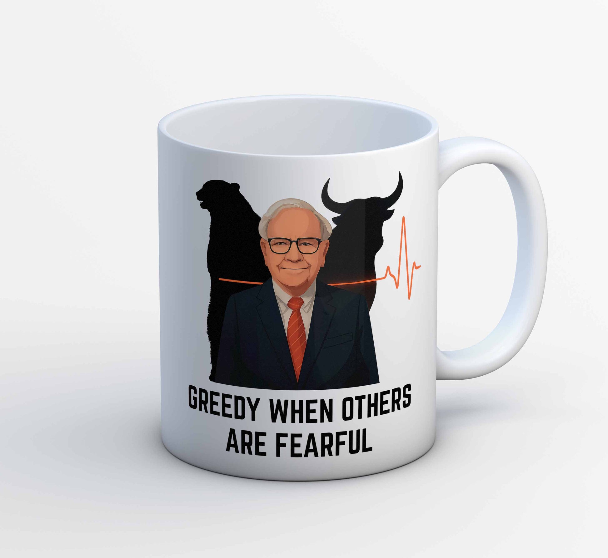 technofunda greedy when others are fearful mug coffee ceramic printed graphic stylish buy online india TechnoFunda Shop tbt men women girls boys unisex