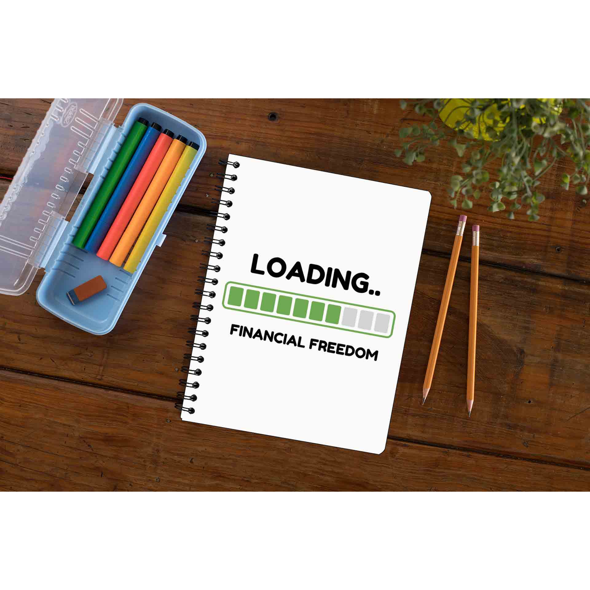 technofunda loading financial freedom notebook notepad diary buy online india TechnoFunda Shop tbt unruled