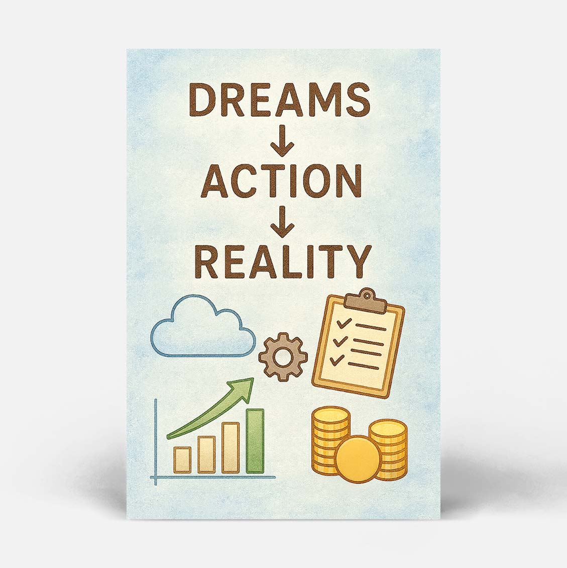 Dreams To Reality Daily Planner