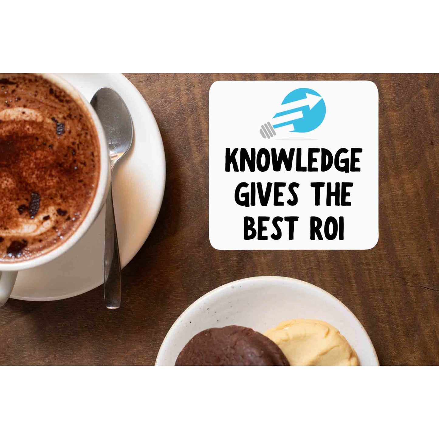 technofunda investing knowledge gives the best roi coasters wooden table cups indian finance stock equity compounding graphic stylish buy online india vivek mashrani tbt men women girls boys unisex
