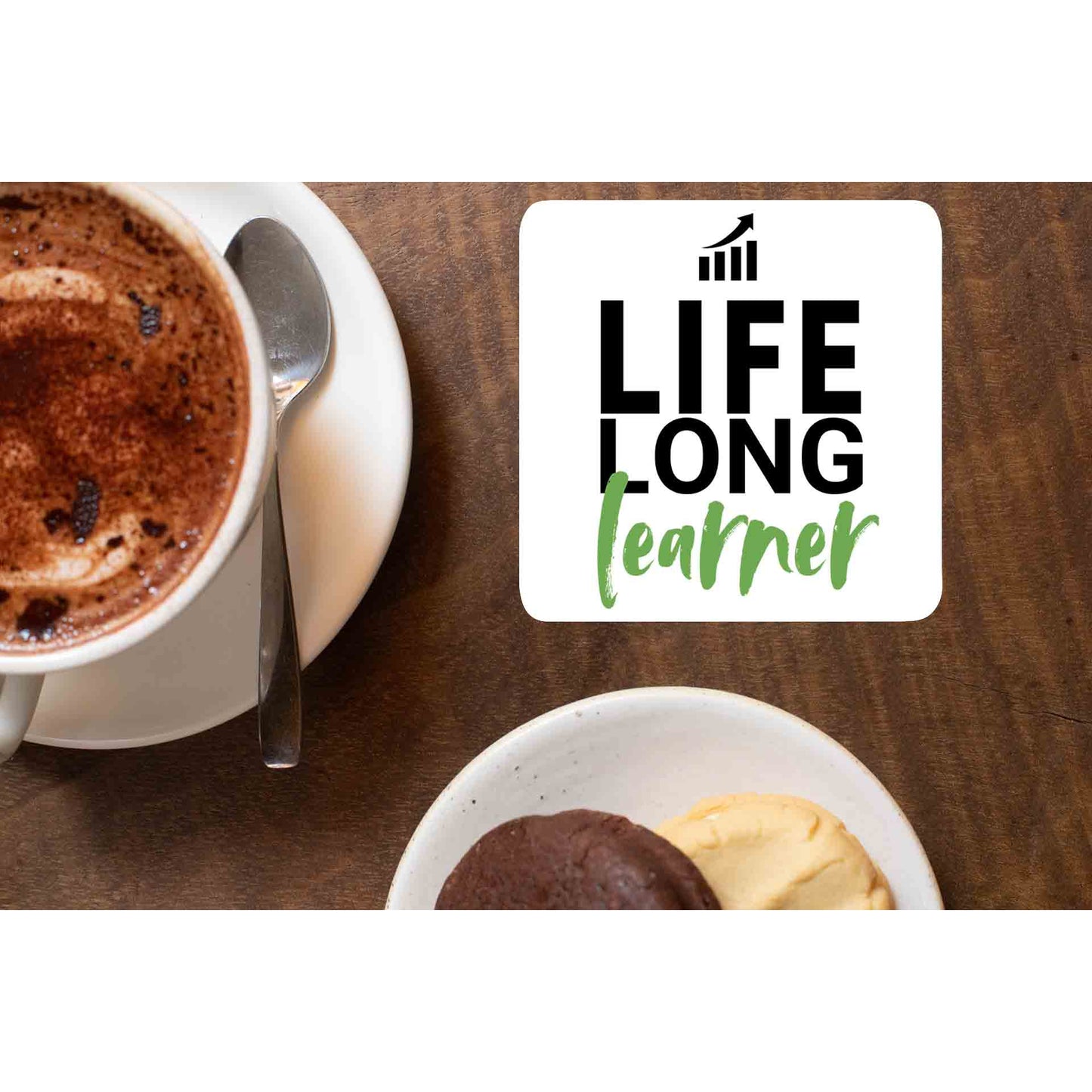 technofunda investing life long learner coasters wooden table cups indian finance stock equity compounding graphic stylish buy online india vivek mashrani tbt men women girls boys unisex