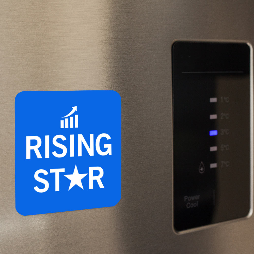 TechnoFunda Fridge Magnet - Rising Star