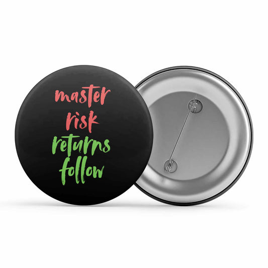 technofunda investing master risk returns follow badge pin button finance stock equity compounding graphic stylish buy online india vivek mashrani tbt men women girls boys unisex