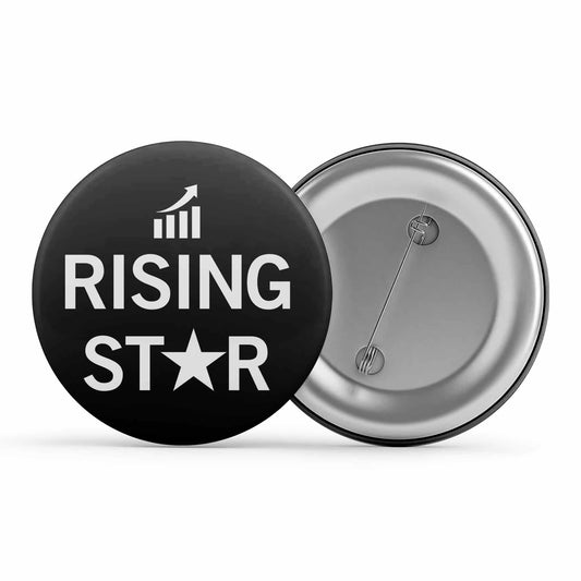 technofunda investing rising star badge pin button finance stock equity compounding graphic stylish buy online india vivek mashrani tbt men women girls boys unisex