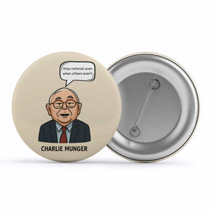 technofunda stay rational badge pin button printed graphic stylish buy online india TechnoFunda Shop tbt men women girls boys unisex