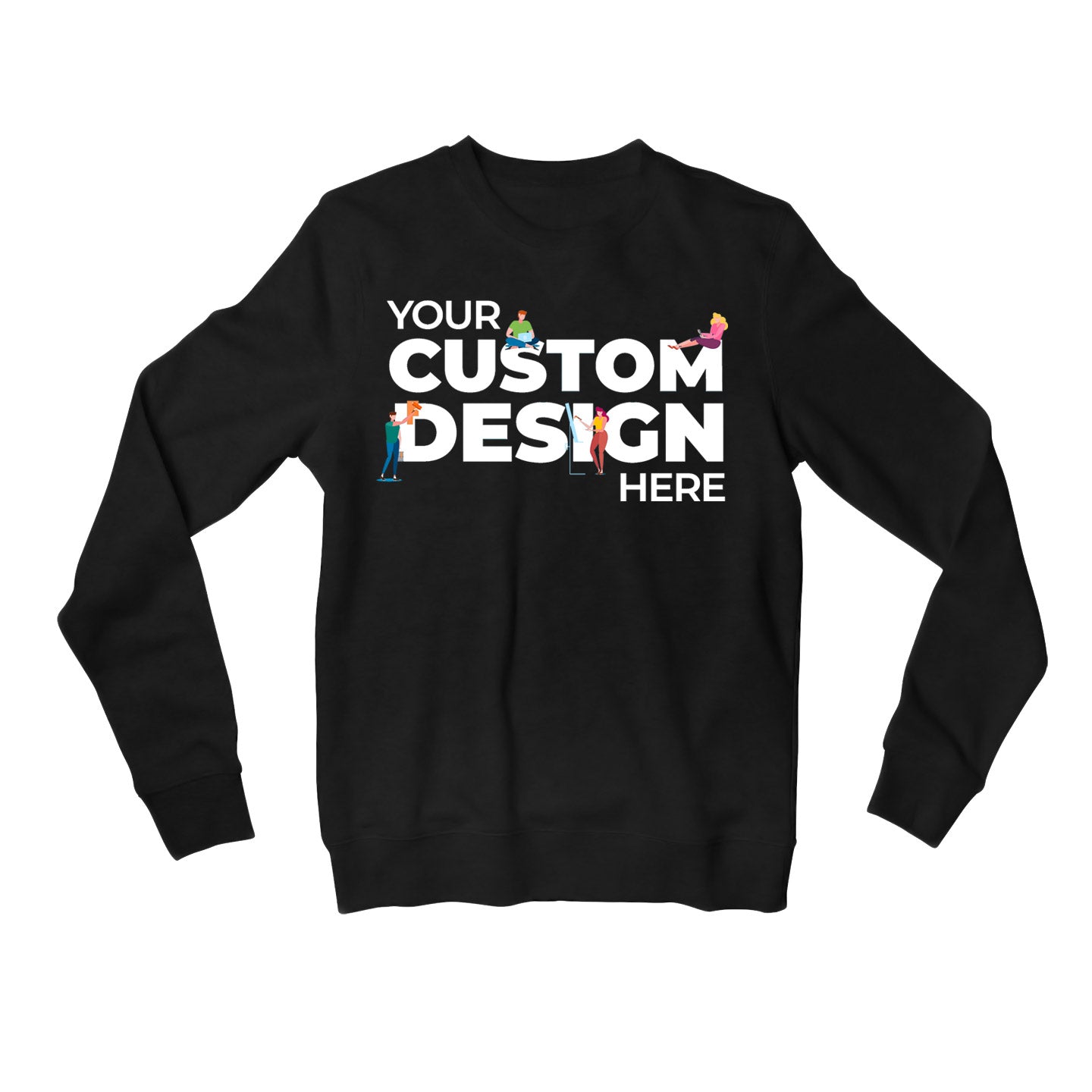 Custom Sweatshirt (Double Side Printing)