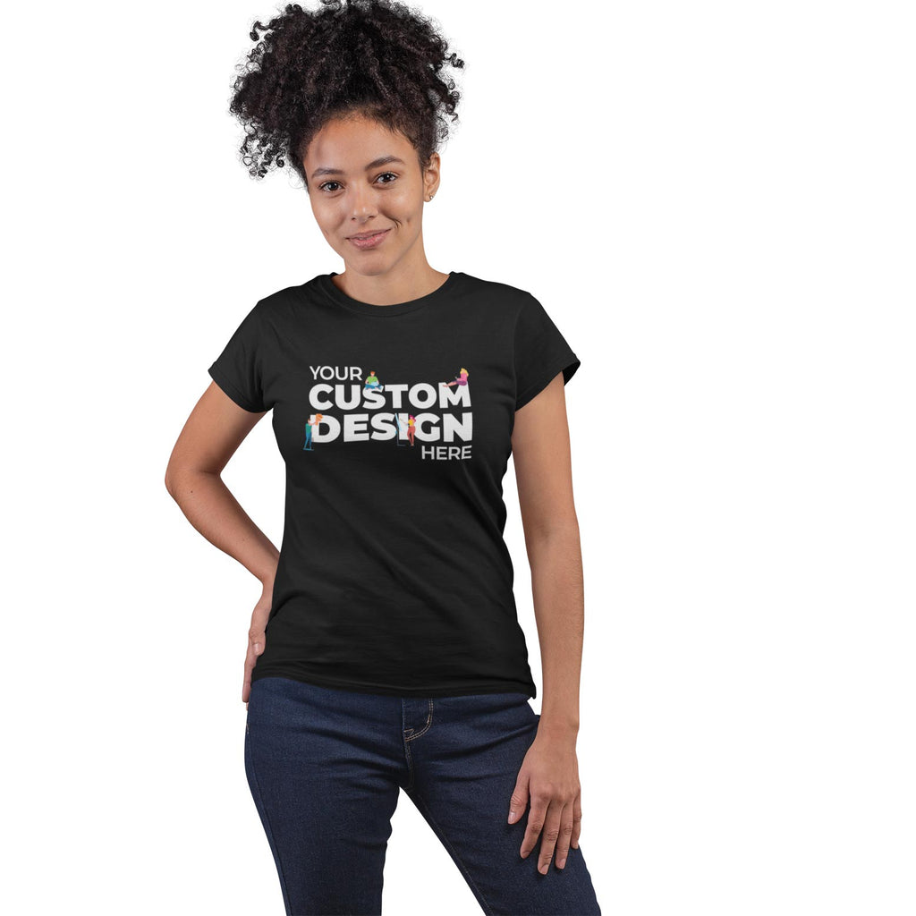 custom customizable personalised black tops by TechnoFunda cotton plain black top for women india tops for girls tops for women