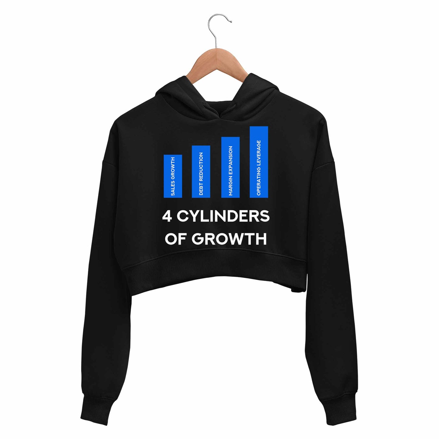 technofunda investing 4 cylinders of growth crop hoodie hooded sweatshirt upper winterwear finance stock equity compounding graphic stylish buy online india vivek mashrani tbt men women girls boys unisex black