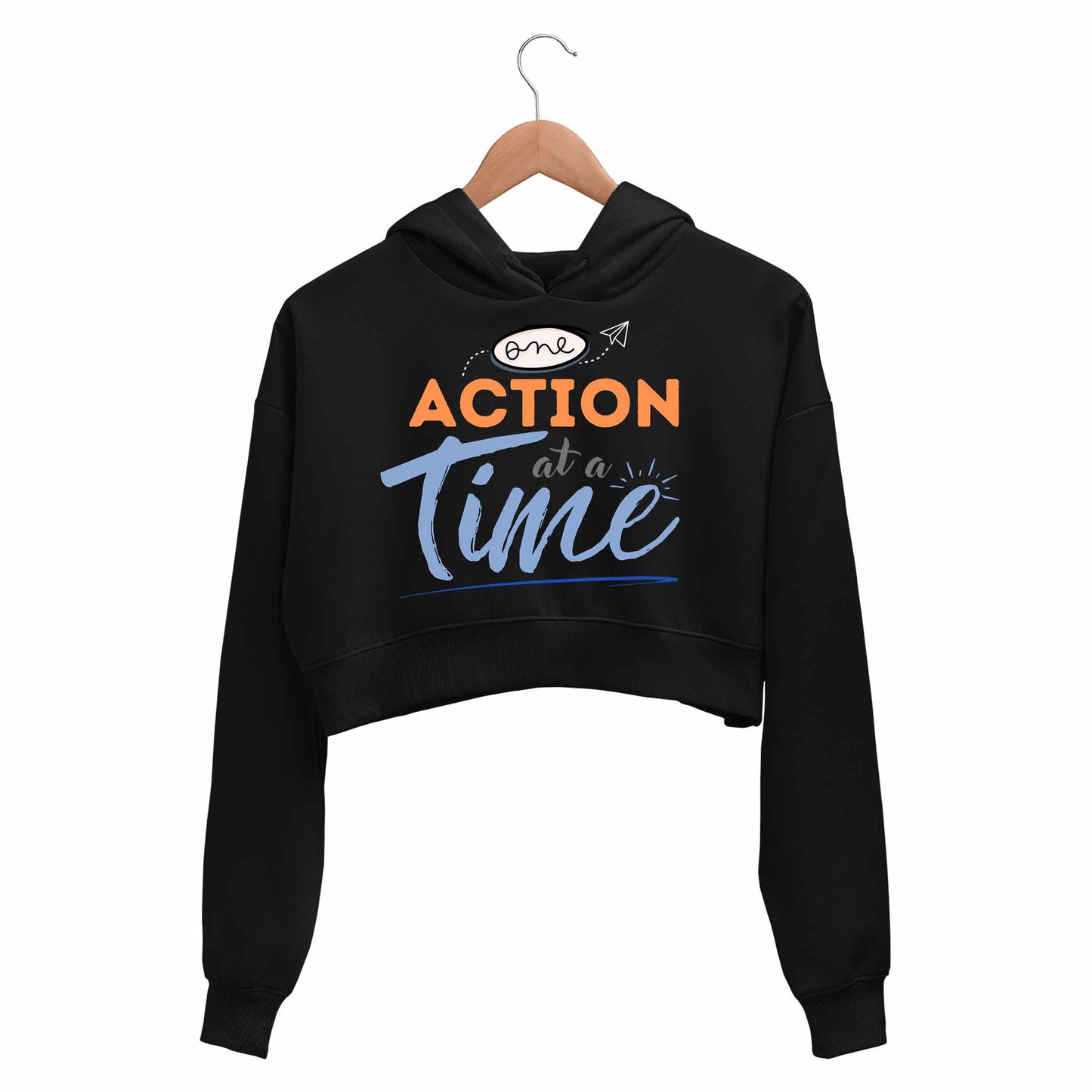 technofunda investing one action at a time crop hoodie hooded sweatshirt upper winterwear finance stock equity compounding graphic stylish buy online india vivek mashrani tbt men women girls boys unisex black