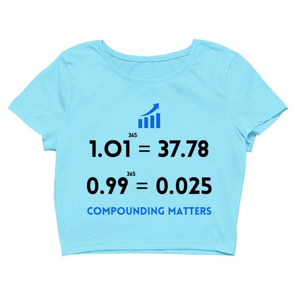 technofunda compounding matters crop top printed graphic stylish buy online india the banyan tee tbt men women girls boys unisex s