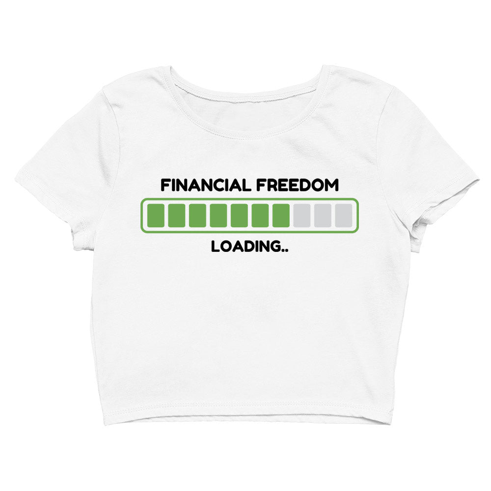 technofunda financial freedom loading crop top printed graphic stylish buy online india the banyan tee tbt men women girls boys unisex s