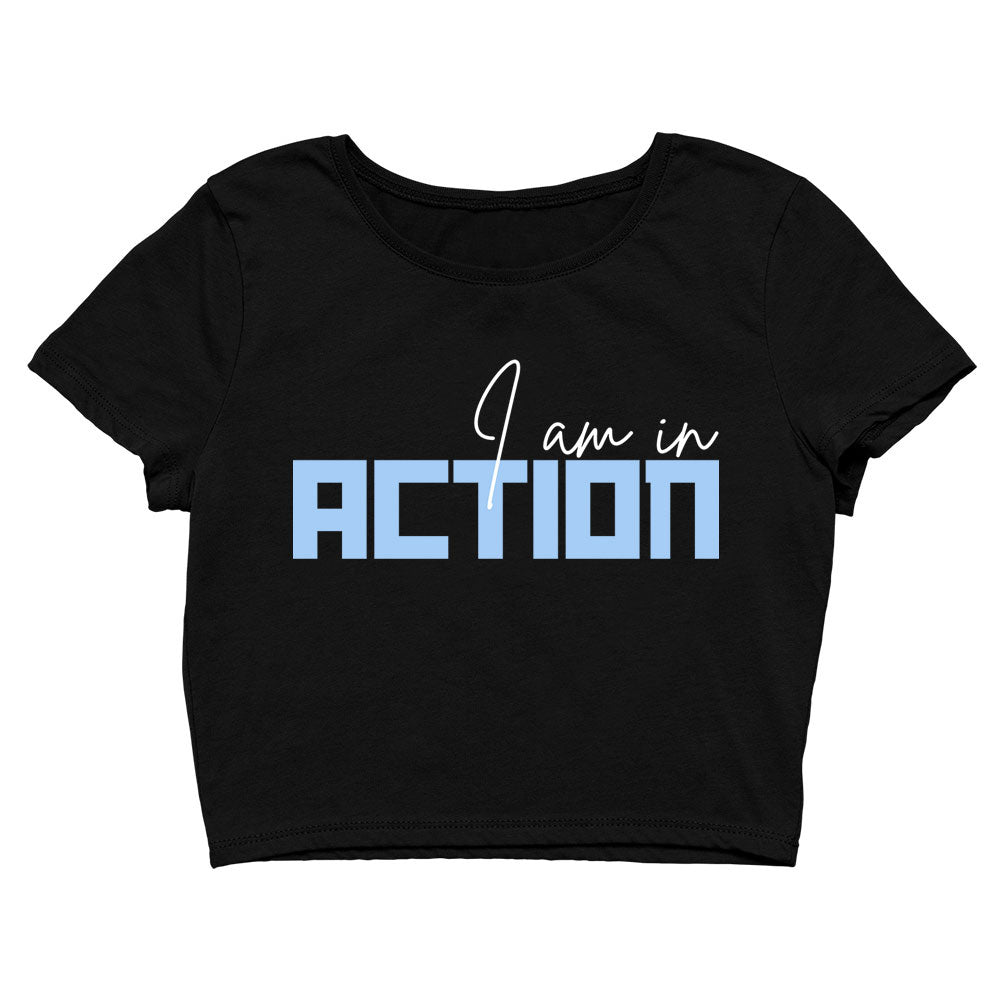 technofunda i am in action crop top printed graphic stylish buy online india the banyan tee tbt men women girls boys unisex s