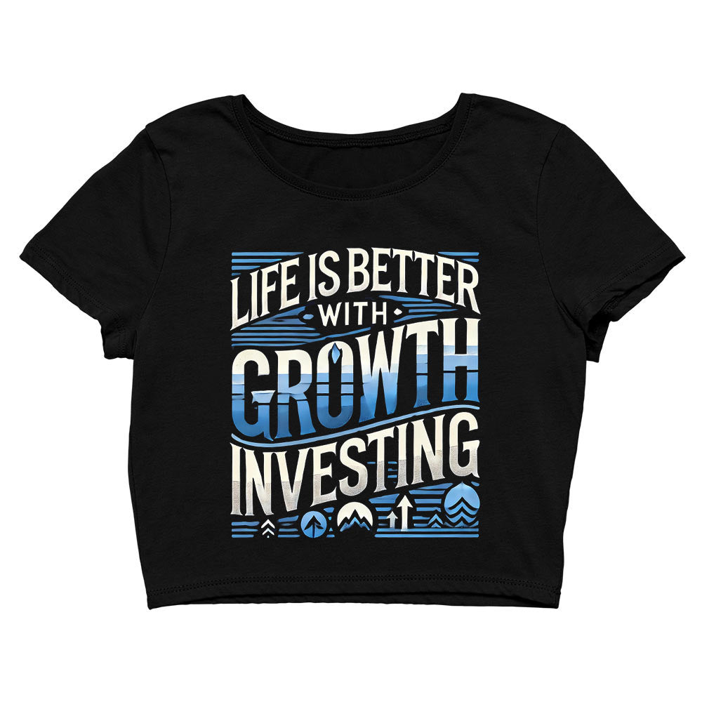 technofunda life is better with growth investing crop top printed graphic stylish buy online india the banyan tee tbt men women girls boys unisex s