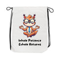 technofunda inhale patience exhale returns draswtring bag pin button printed graphic stylish buy online india TechnoFunda Shop tbt men women girls boys unisex