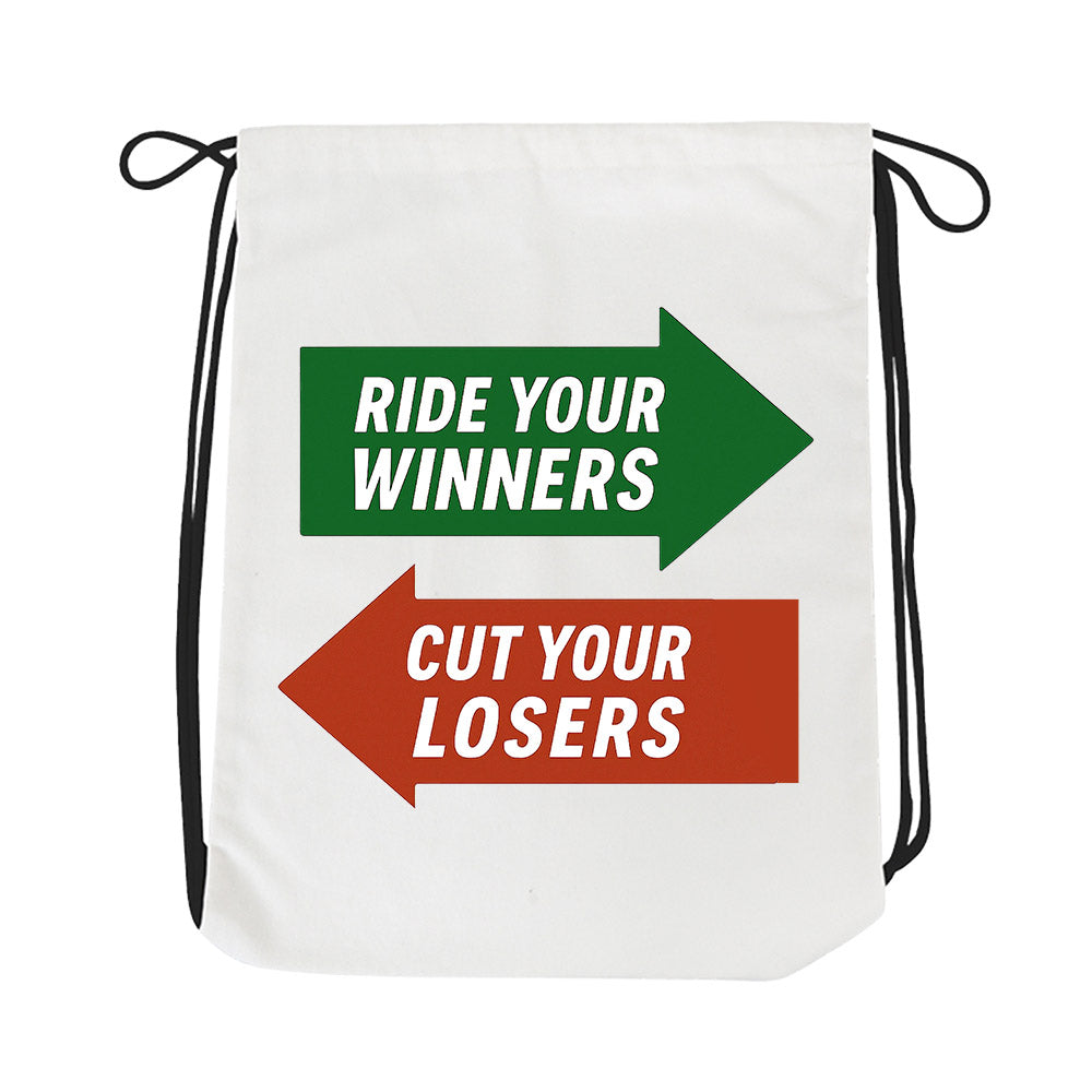 technofunda ride winners cut losers draswtring bag pin button printed graphic stylish buy online india TechnoFunda Shop tbt men women girls boys unisex