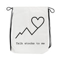 technofunda talk stock to me draswtring bag pin button printed graphic stylish buy online india TechnoFunda Shop tbt men women girls boys unisex