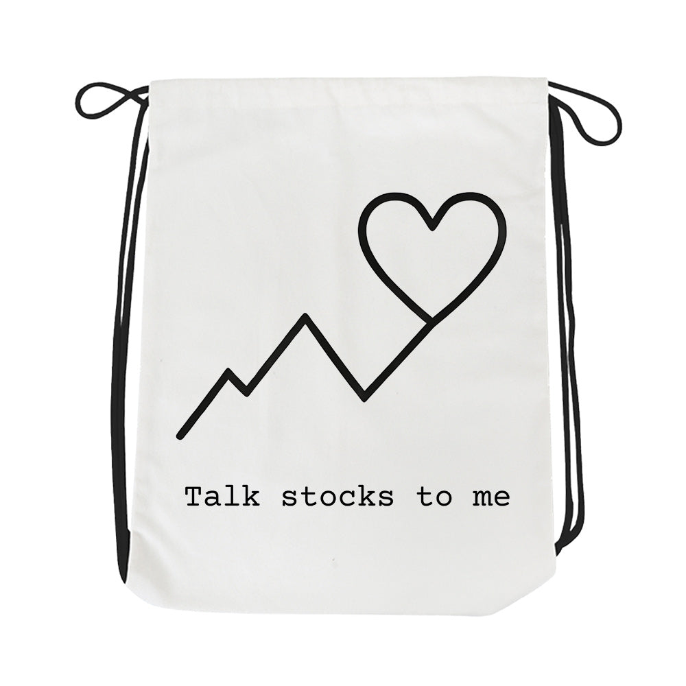 technofunda talk stock to me draswtring bag pin button printed graphic stylish buy online india TechnoFunda Shop tbt men women girls boys unisex
