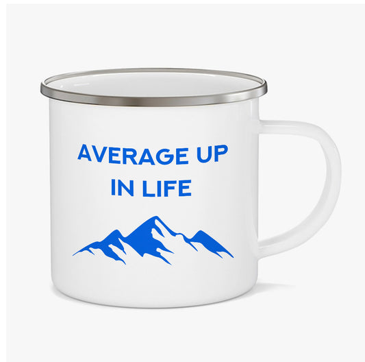 TechnoFunda Enamel Mug - Average Up In Life