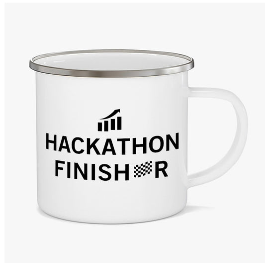 TechnoFunda Enamel Mug - Hackathon Finisher