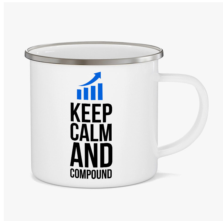 TechnoFunda Enamel Mug - Keep Calm & Compound