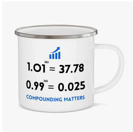 TechnoFunda Enamel Mug - Compounding Matters