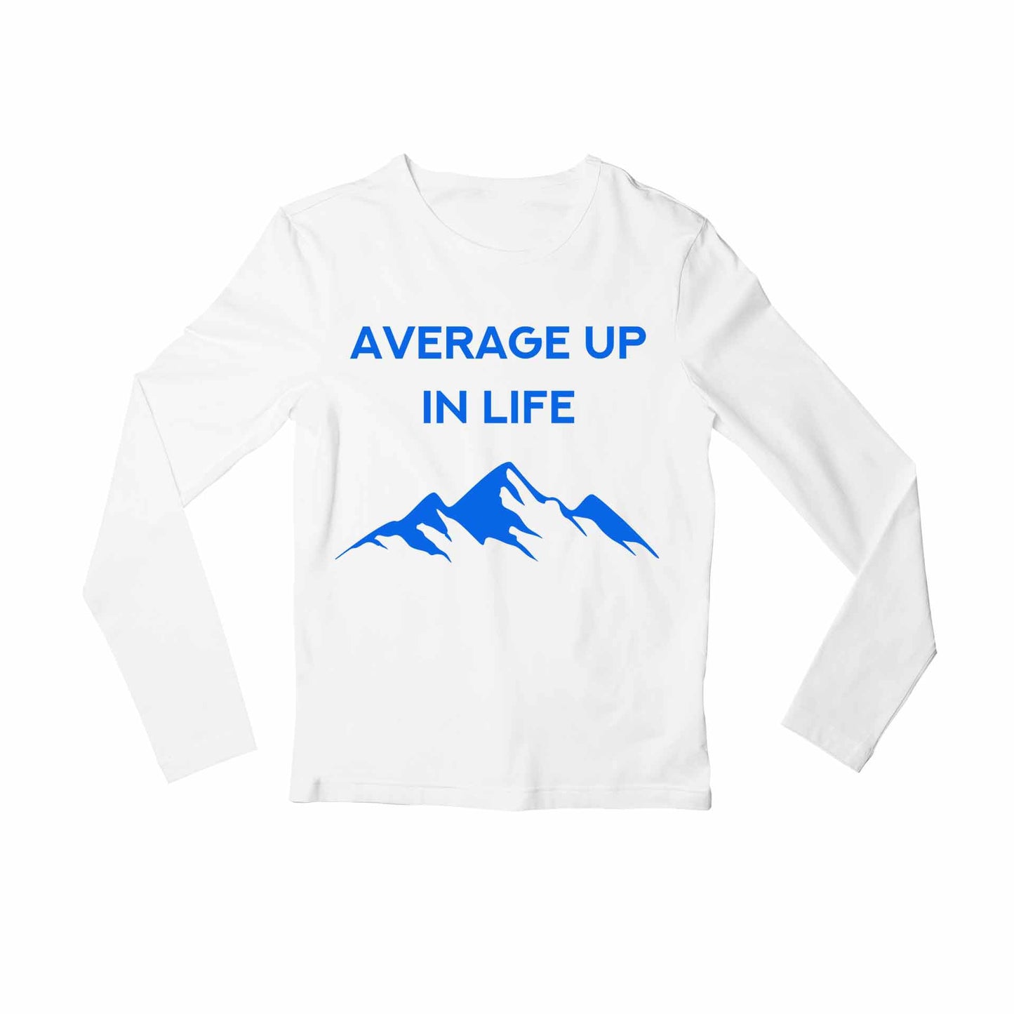 technofunda investing average up in life full sleeves long sleeves finance stock equity compounding graphic stylish buy online india vivek mashrani tbt men women girls boys unisex white