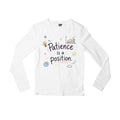 technofunda investing patience is a position full sleeves long sleeves finance stock equity compounding graphic stylish buy online india vivek mashrani tbt men women girls boys unisex black