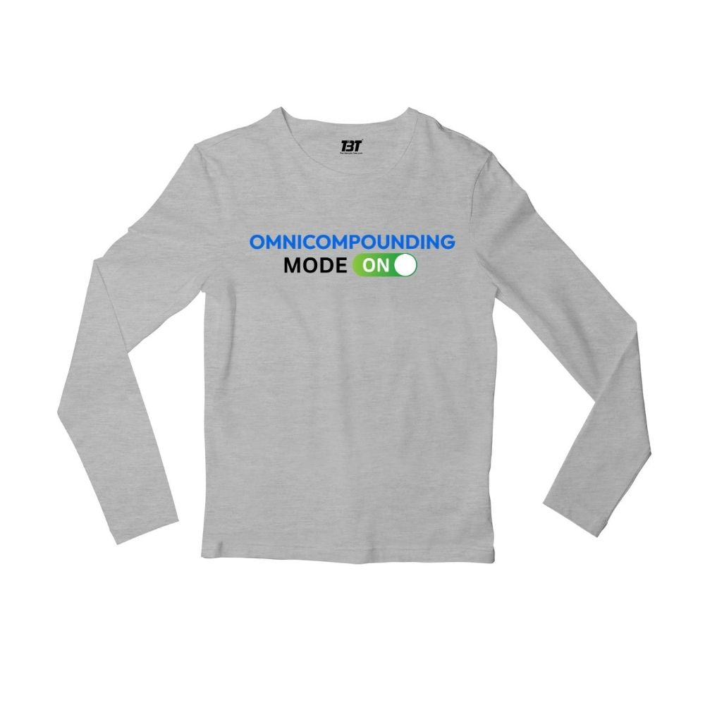 technofunda investing omnicompounding mode on full sleeves long sleeves finance stock equity compounding graphic stylish buy online india vivek mashrani tbt men women girls boys unisex black