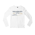 technofunda investing volatility is the fee not the fine full sleeves long sleeves finance stock equity compounding graphic stylish buy online india vivek mashrani tbt men women girls boys unisex black