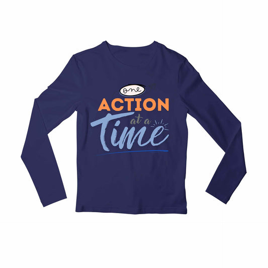 technofunda investing one action at a time full sleeves long sleeves finance stock equity compounding graphic stylish buy online india vivek mashrani tbt men women girls boys unisex navy