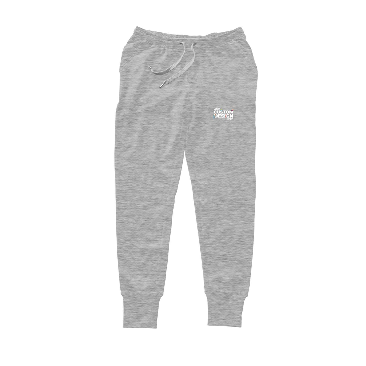 custom customizable grey joggers unisex different variants TechnoFunda custom-made personalised custom joggers custom design customisable