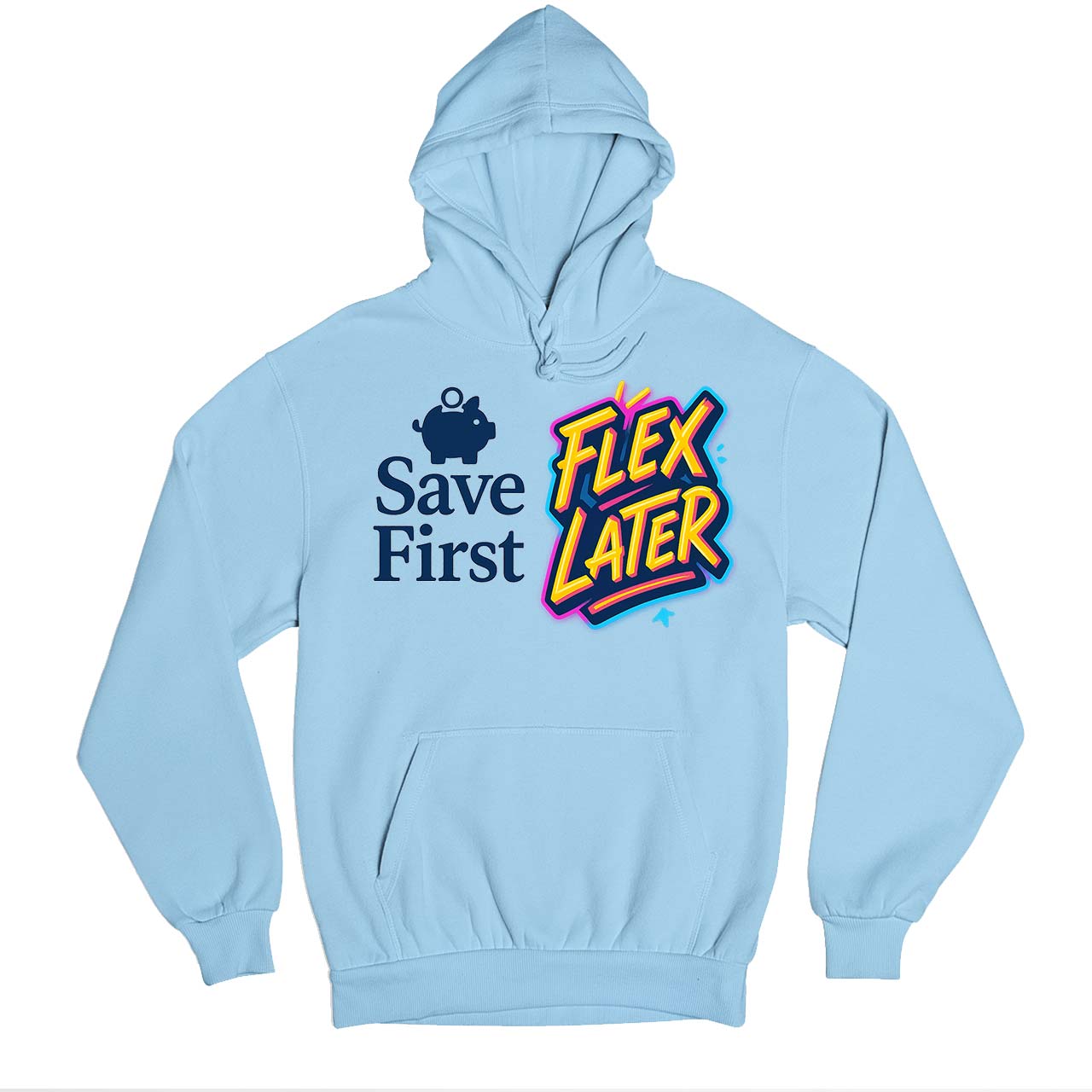 TechnoFunda Hoodie - Save First Flex Later