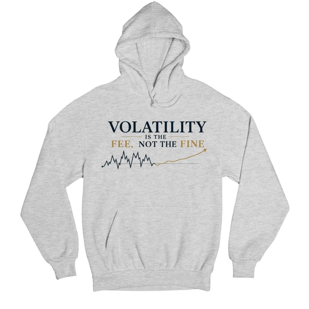 technofunda investing volatility is the fee hoodie hooded sweatshirt winterwear finance stock equity compounding graphic stylish buy online india vivek mashrani tbt men women girls boys unisex black
