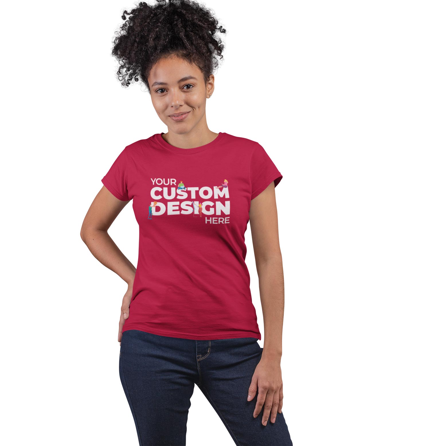 custom customizable personalised maroon tops by TechnoFunda cotton plain maroon top for women india tops for girls tops for women