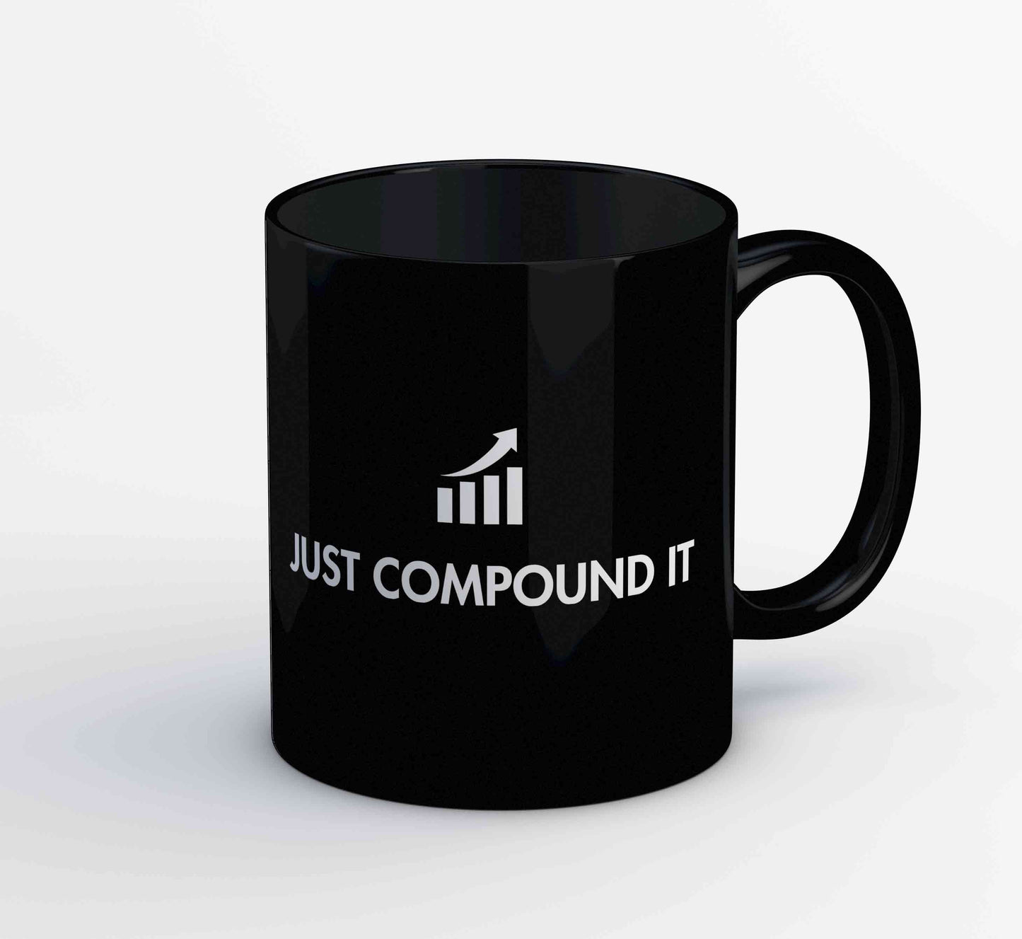 technofunda investing just compound it mug coffee ceramic finance stock equity compounding graphic stylish buy online india vivek mashrani tbt men women girls boys unisex