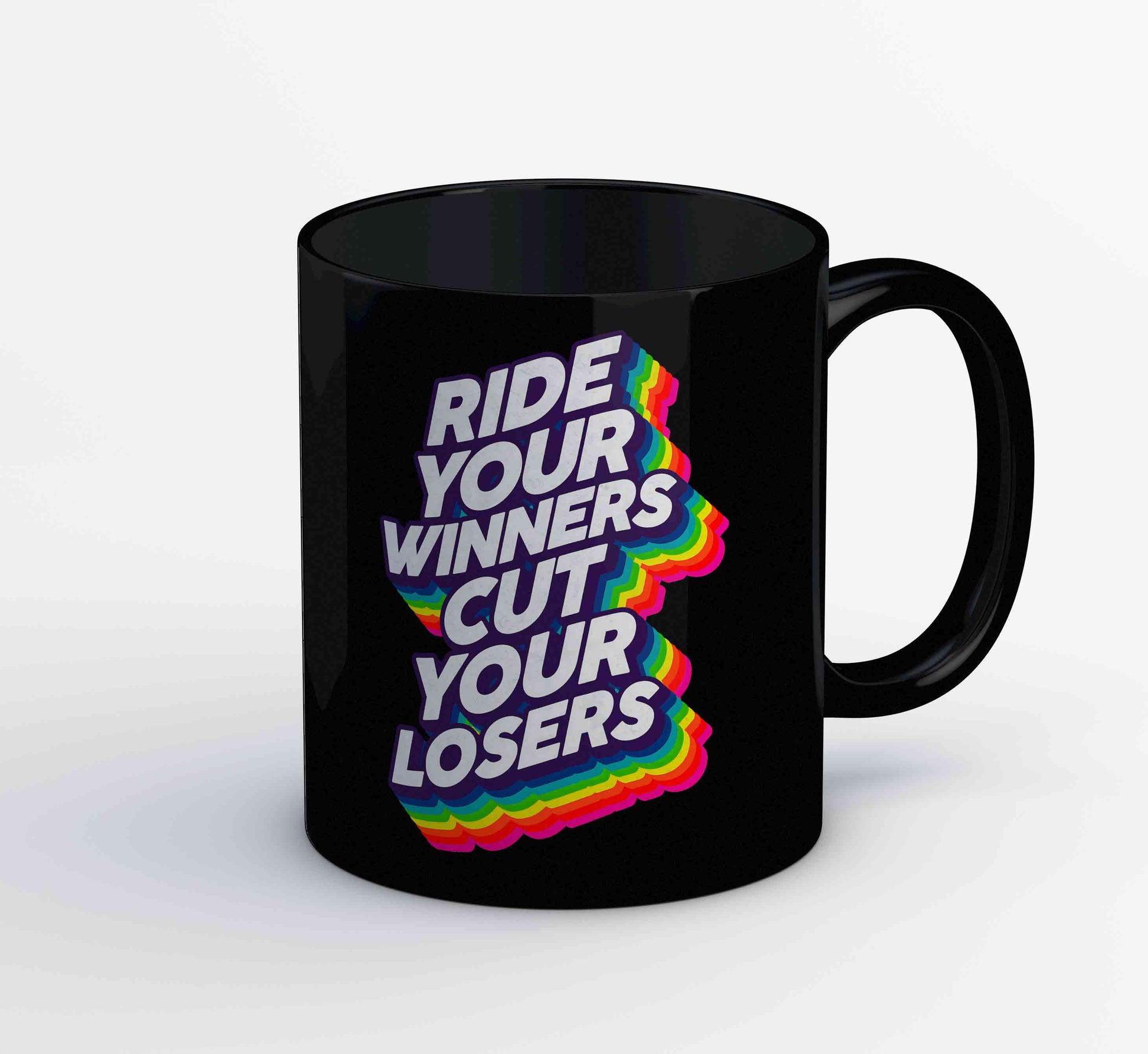 technofunda investing ride your winners cut your losers mug coffee ceramic finance stock equity compounding graphic stylish buy online india vivek mashrani tbt men women girls boys unisex