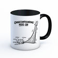 technofunda investing omnicompounding mode on: 1% better mug coffee ceramic finance stock equity compounding graphic stylish buy online india vivek mashrani tbt men women girls boys unisex