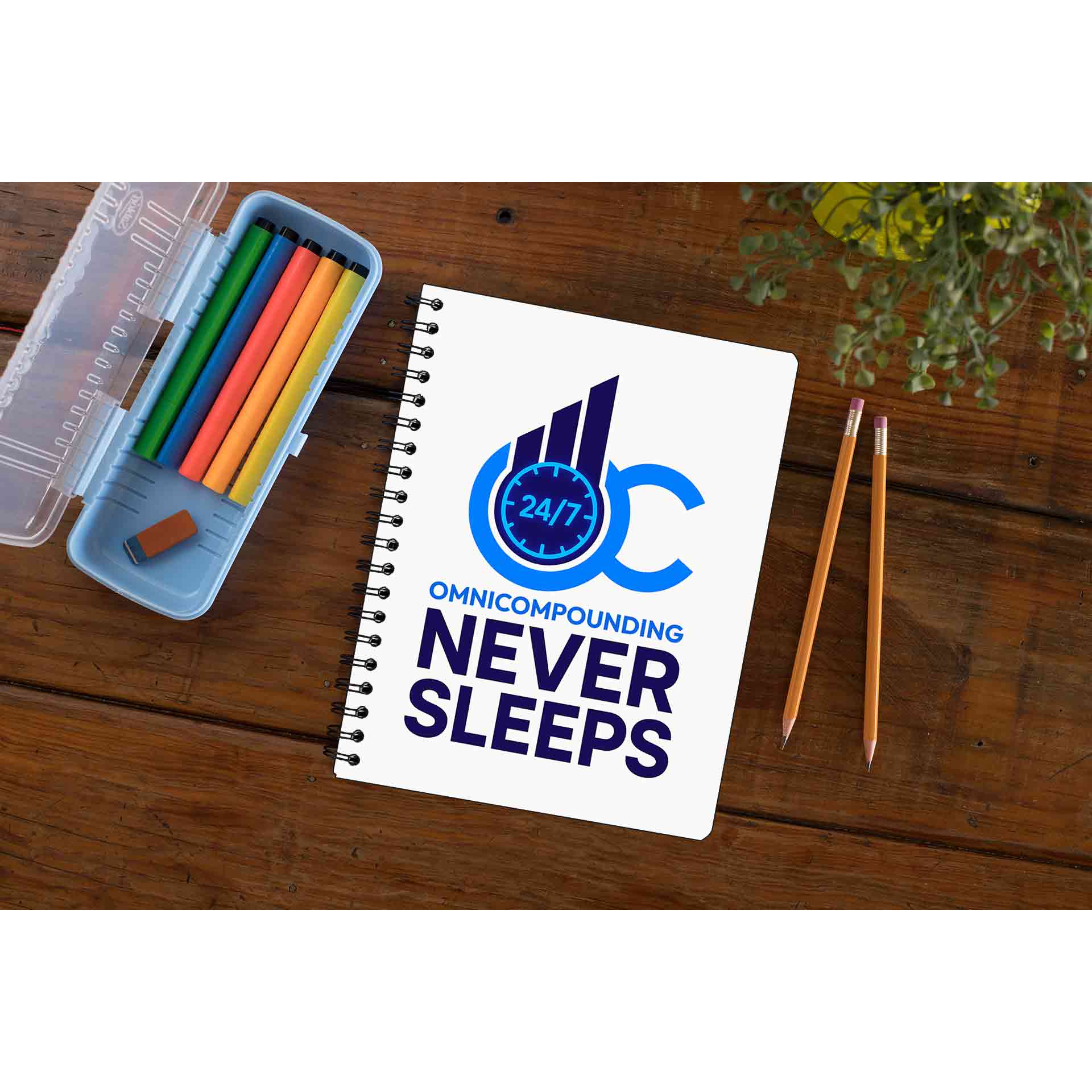 Buy TechnoFunda Notebook - Omnicompounding Never Sleeps