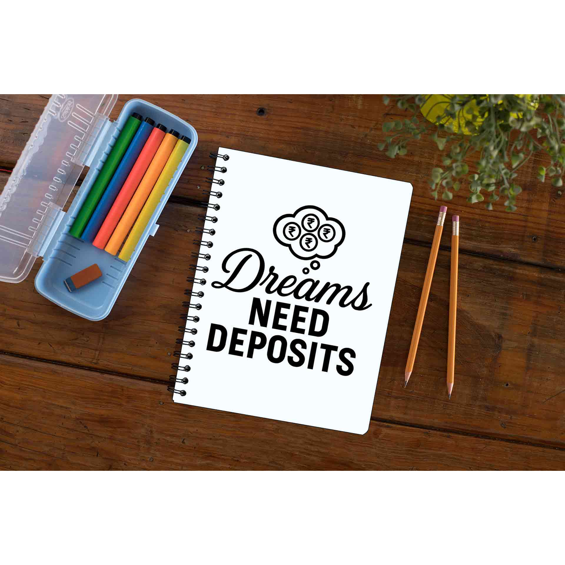 Buy TechnoFunda Notebook - Dreams Need Deposits
