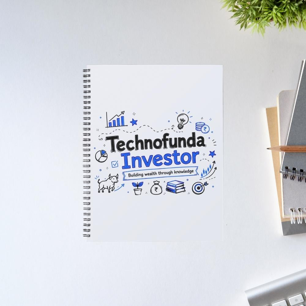 technofunda investing technofunda investor notebook notepad diary buy online india vivek mashrani tbt unruled
