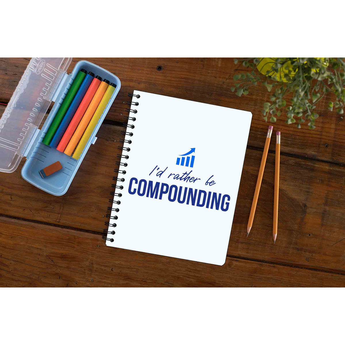 technofunda i'd rather be compounding notebook notepad diary buy online india TechnoFunda Shop tbt unruled