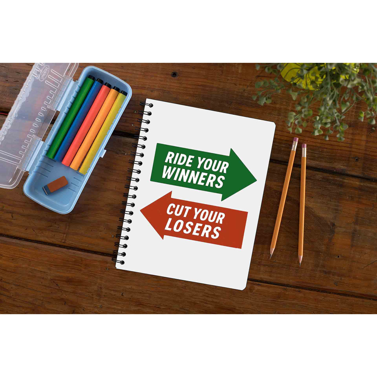 technofunda ride winners cut losers notebook notepad diary buy online india TechnoFunda Shop tbt unruled
