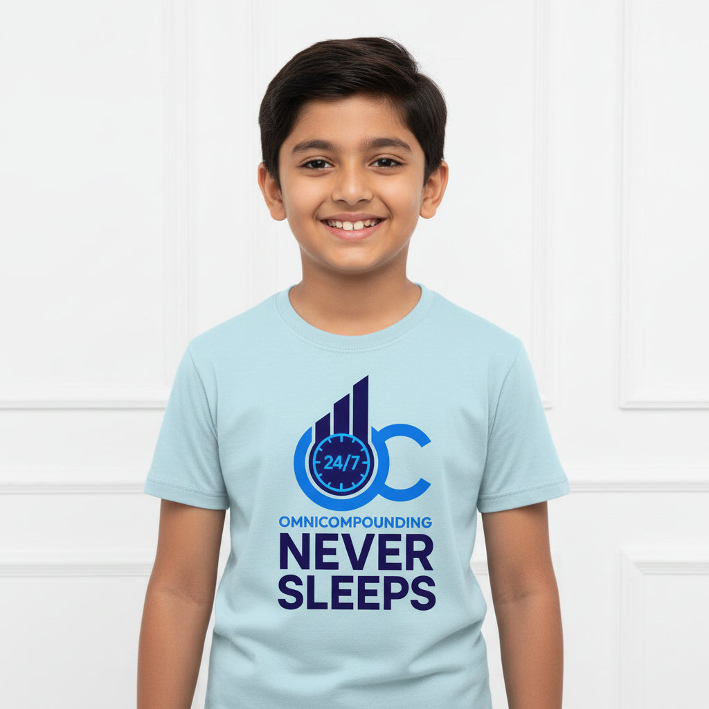 TechnoFunda T shirt - Omnicompounding Never Sleeps