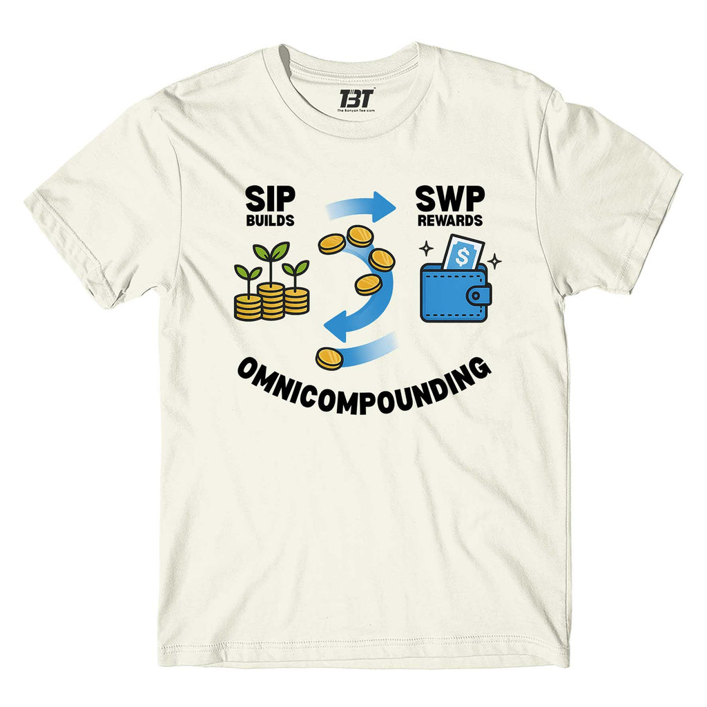 TechnoFunda T shirt - SIP Builds & SWP Rewards - Omnicompounding