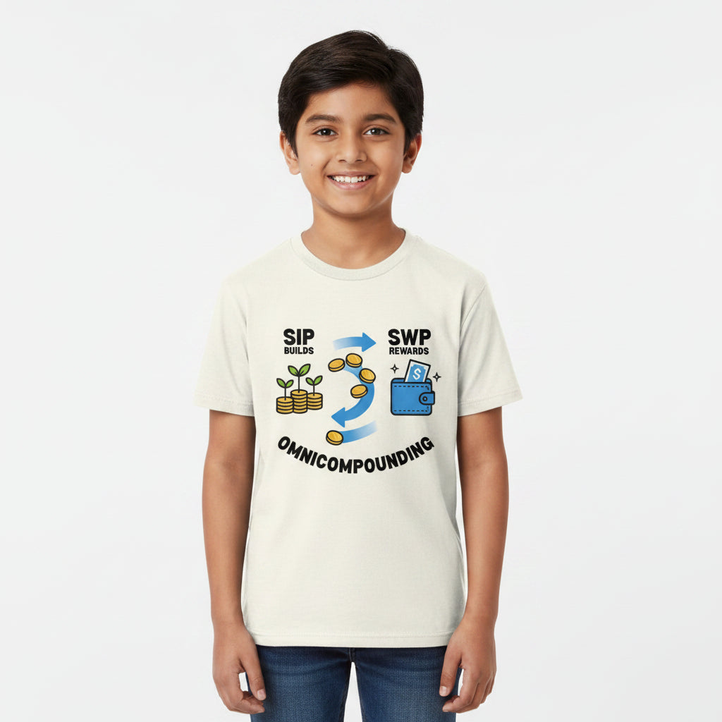 TechnoFunda T shirt - SIP Builds & SWP Rewards - Omnicompounding