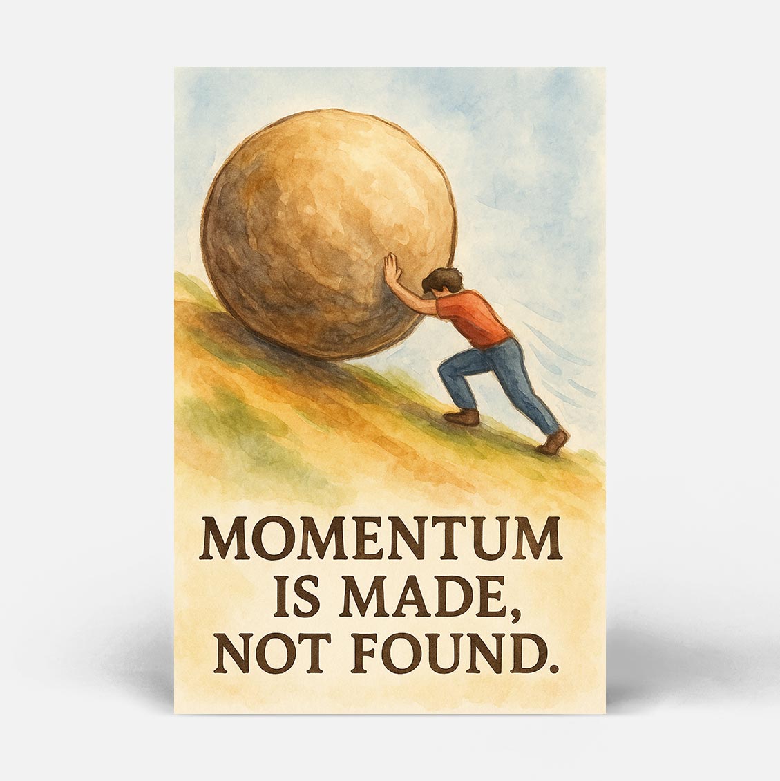 Momentum Is Made Daily Planner